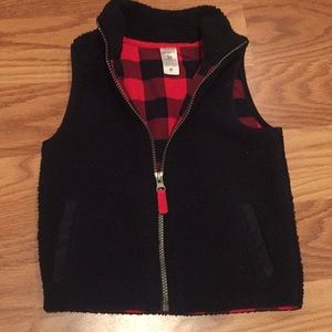 Toddler Boy Carter's Zip-Up Sherpa Vest